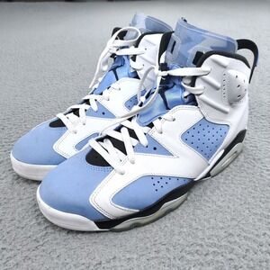 Air Jordan 6 Retro Shoes Mens Size 12 University Blue White Black UNC CT8529-410